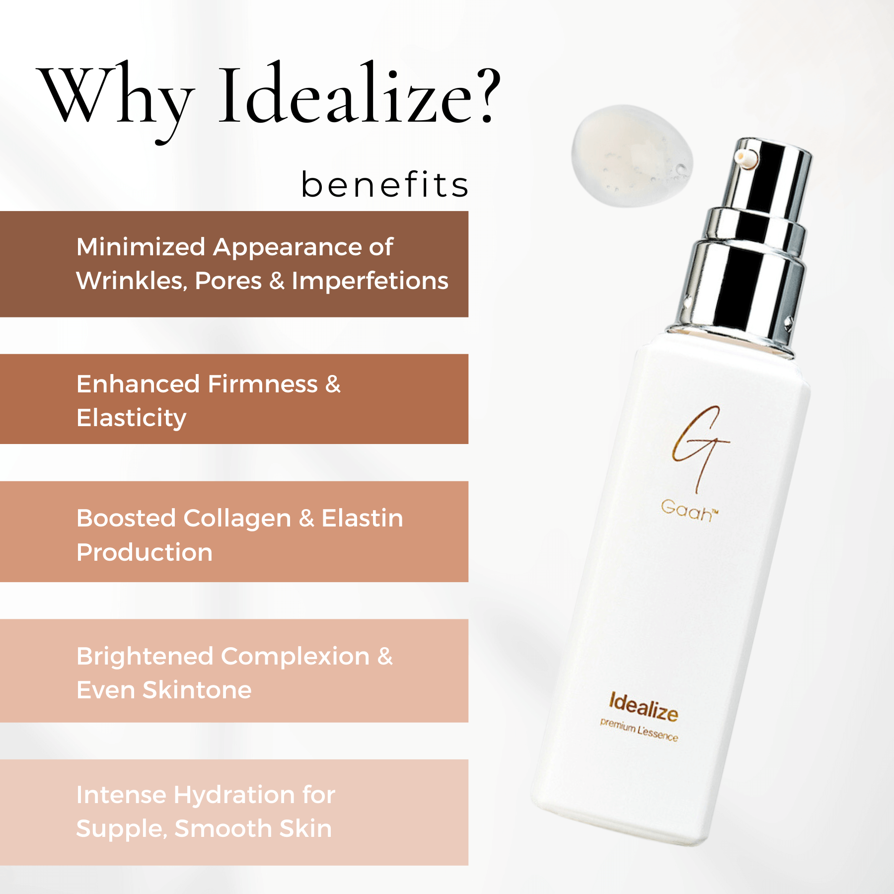 IDEALIZE  Premium Essence Skin Care Serum