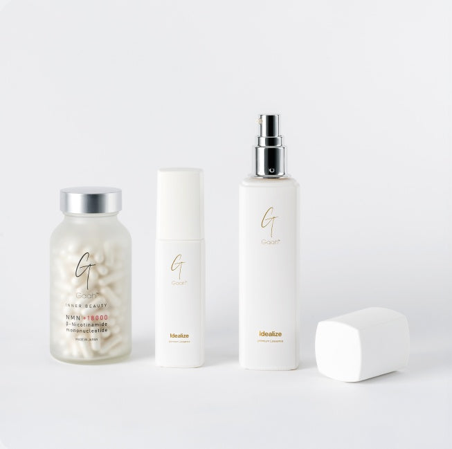 GAAHのNMNとIDEALIZEの製品写真